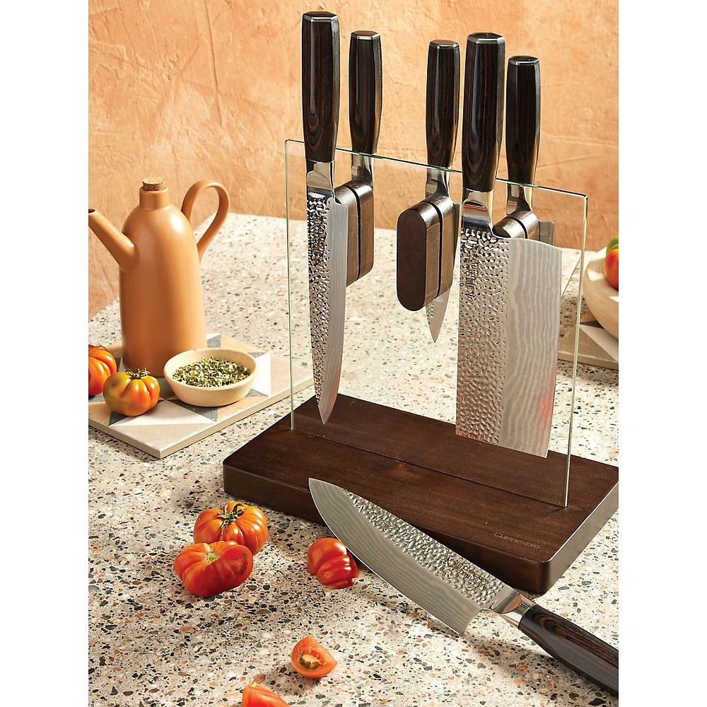 Damashiro® Emperor Hikari 7-Piece Knife Block Set