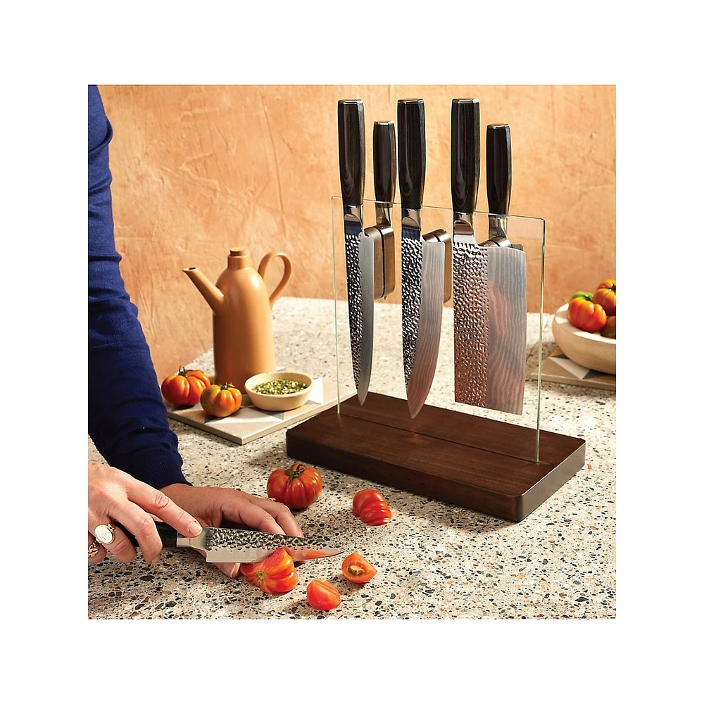 Damashiro® Emperor Hikari 7-Piece Knife Block Set