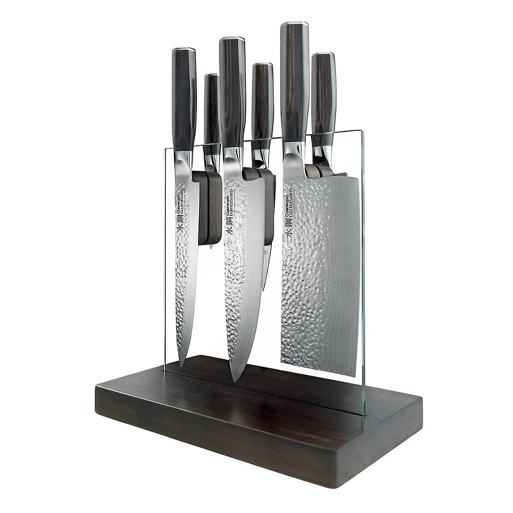 Damashiro® Emperor Hikari 7-Piece Knife Block Set