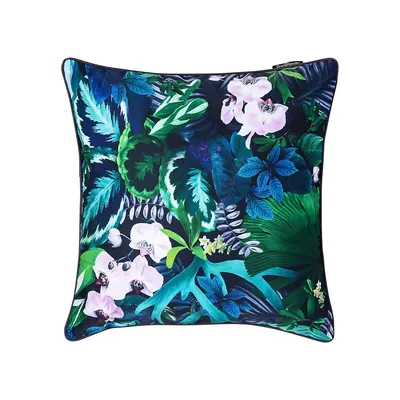 Outdoor Tropical-Print Cushion