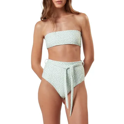 Verona Print Keely Bandeau Bikini Top