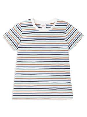 Little Boy's & Boy's Stripe Cotton T-Shirt