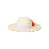 Pom Pom Fedora Hat