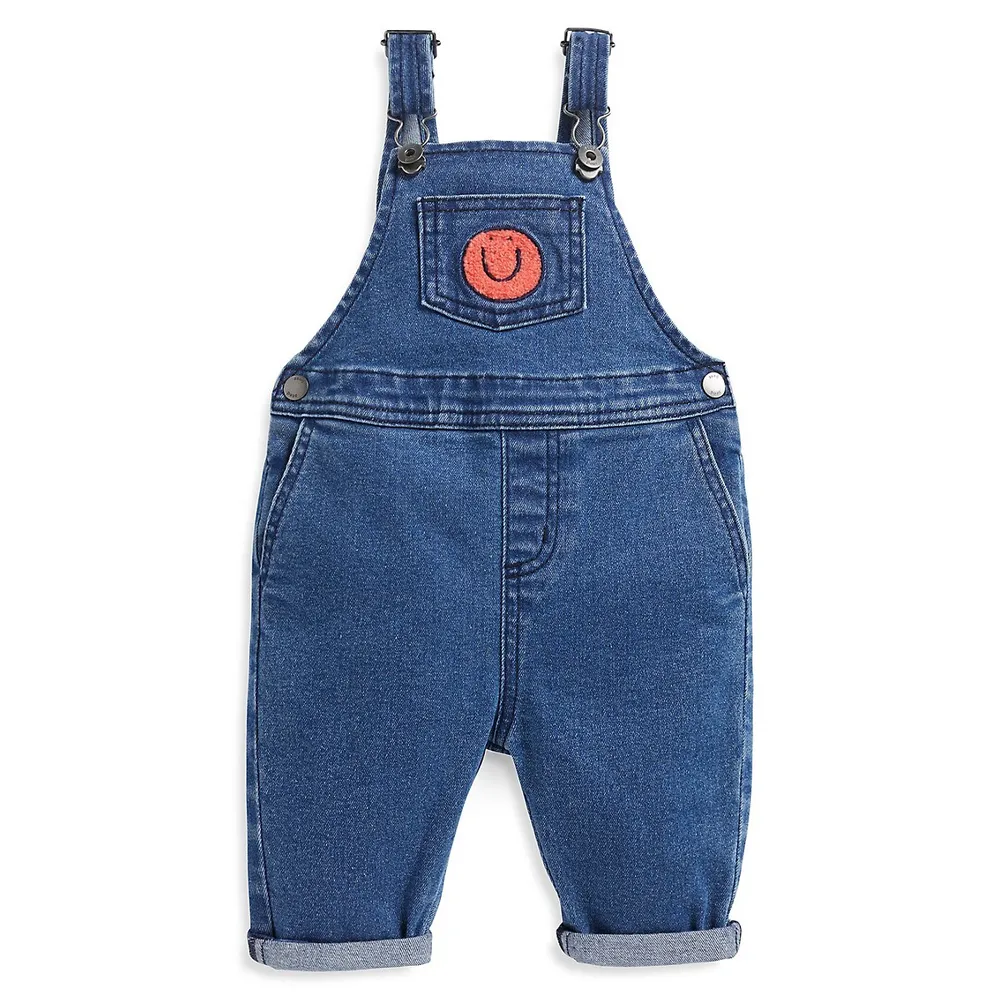 baby Boy's Patch Denim Overall