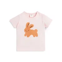 T-shirt à motif de lapin pour bébé fille