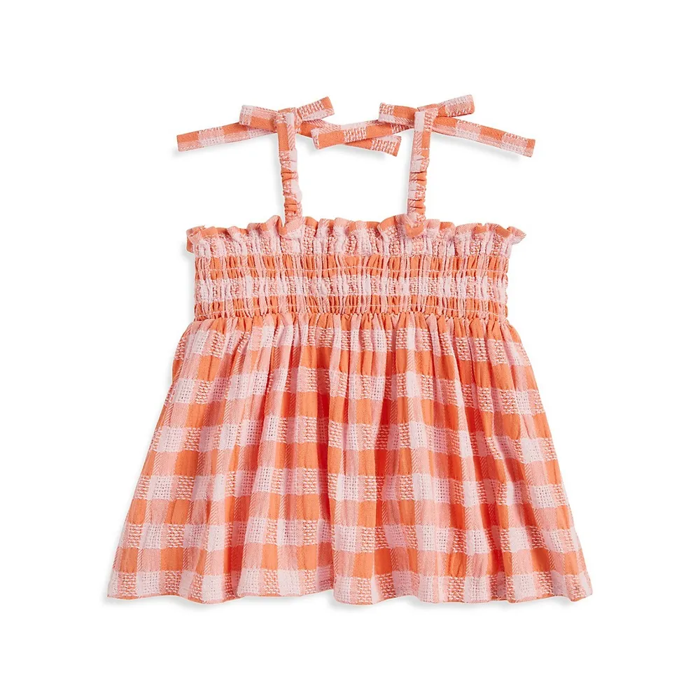 Baby Girl's Gingham Camisole Top