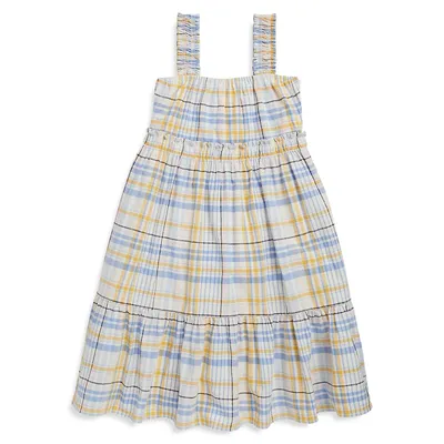 Little Girl's Multi Check Dress