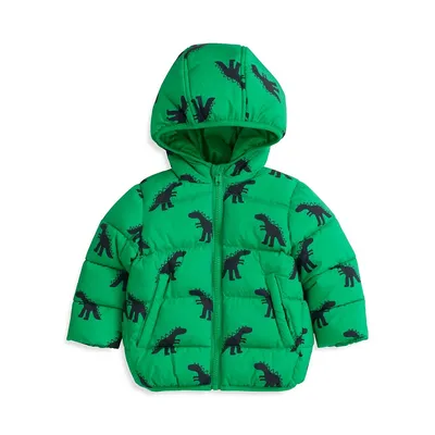 Baby Boy's Dino Puffer Jacket