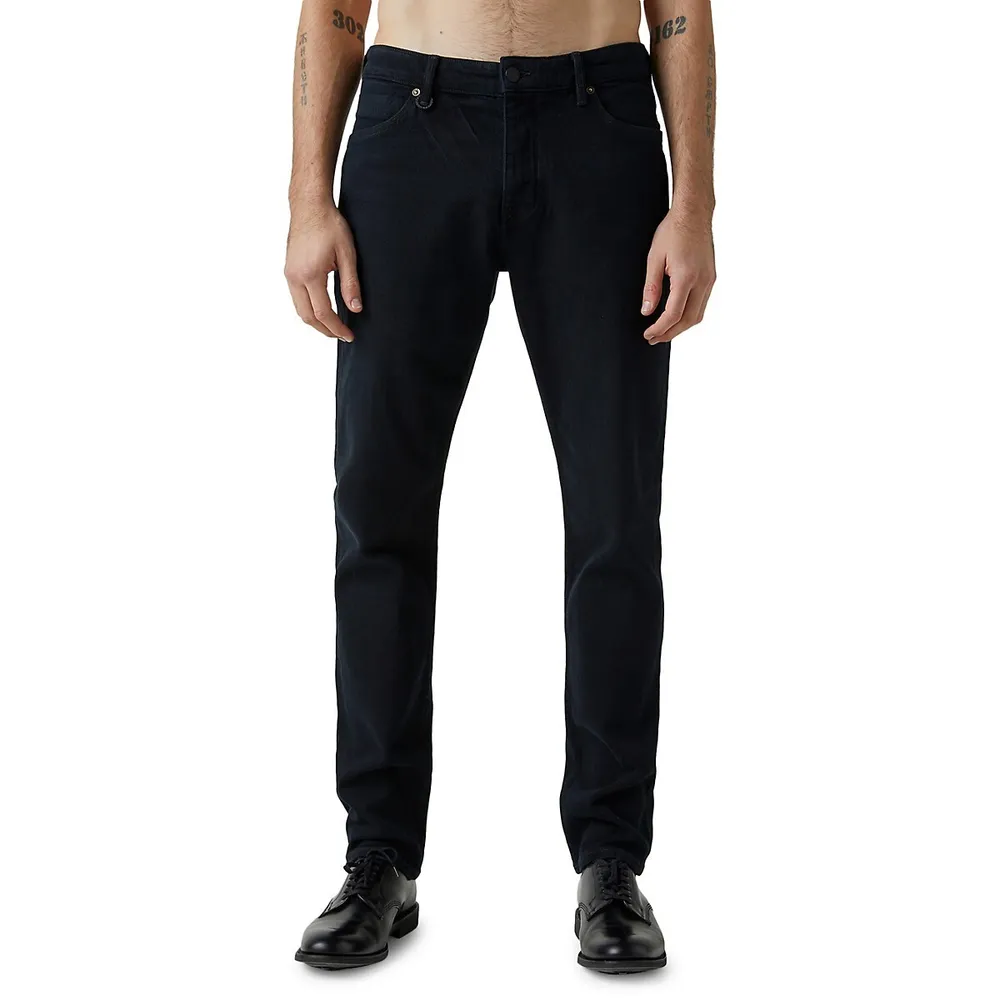 Lou Mid-Rise Slim-Fit Jeans