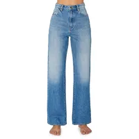 Heidi Super High-Rise Wide Straight-Leg Jeans
