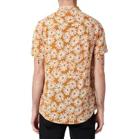 Bon Flower-Print Short-Sleeve Shirt