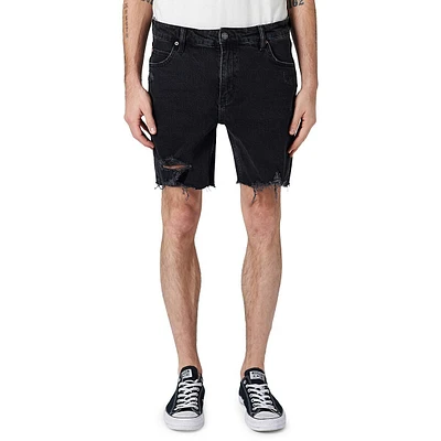 Ezy Destroyed Denim Shorts