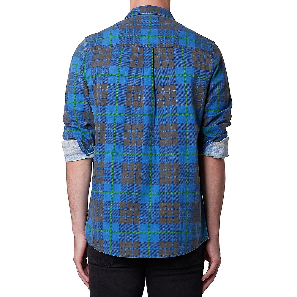 Chemise en flanelle à carreaux