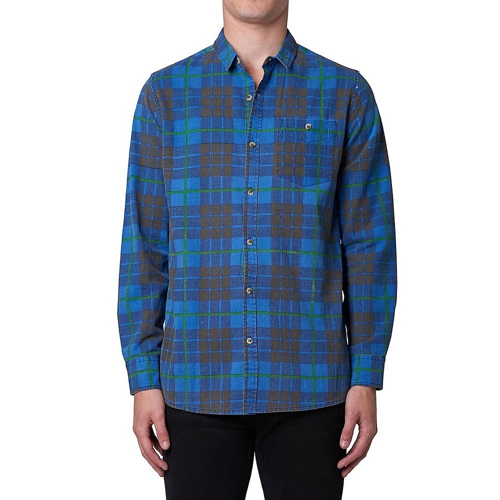 Chemise en flanelle à carreaux