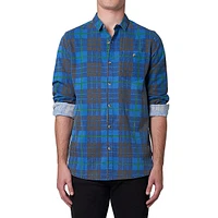 Chemise en flanelle à carreaux