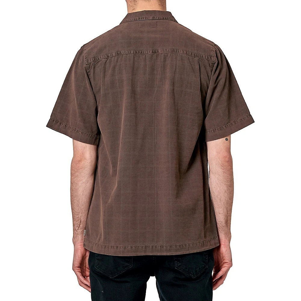 Slim-Fit Tile Cord Bowler Shirt