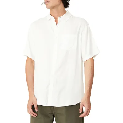 Short-Sleeve Cuban Shirt