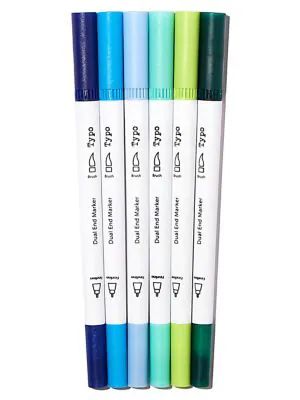 6-Pack Dual Markers