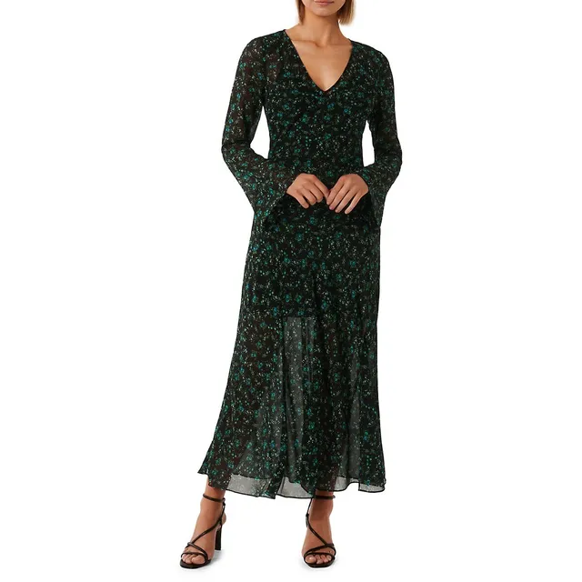 Renesmee Off Shoulder Velvet Gown - Women's Fashion