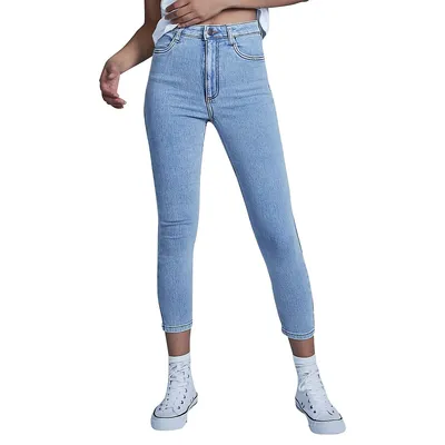 High-Rise Skinny Cropped Jeans