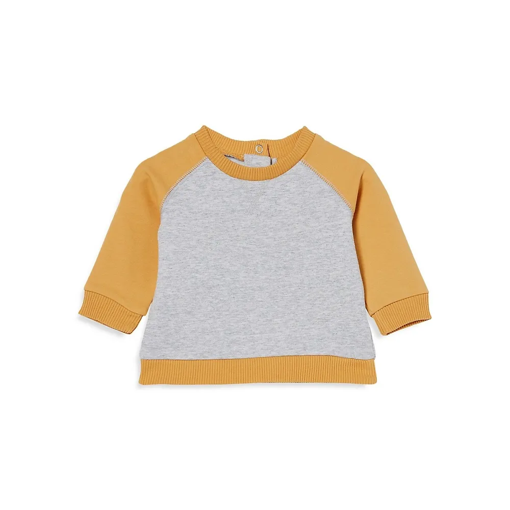 Baby Boy's Fleece Tate Colourblock Sweatshirt
