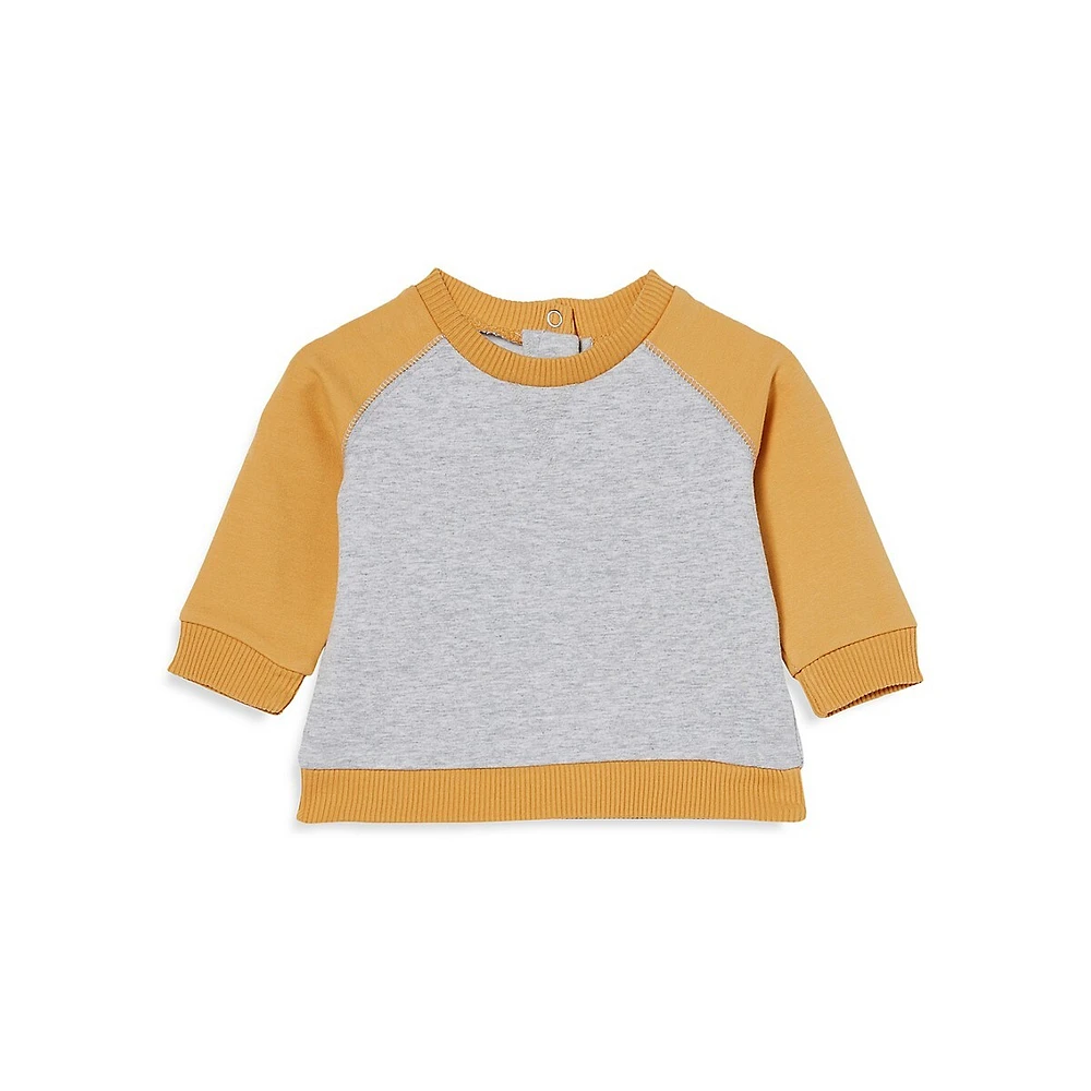 Baby Boy's Fleece Tate Colourblock Sweatshirt