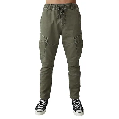 Military Cargo Jogger Pants