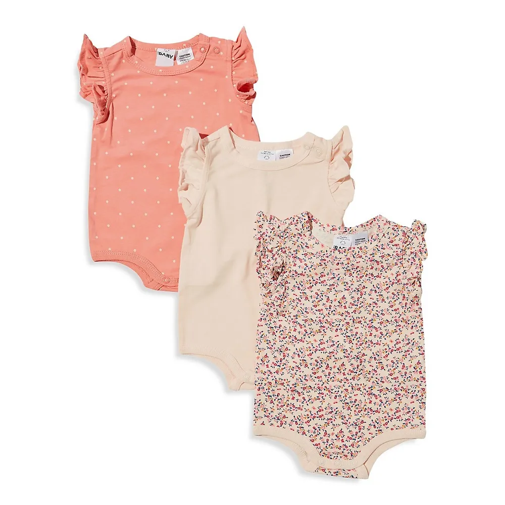 3-pack Sleeveless Bodysuits