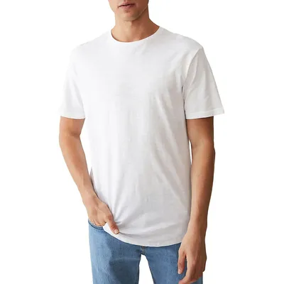 T-shirt à encolure ras du cou et manches courtes