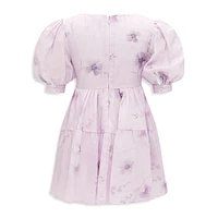 Little Girl's Flora Tiered Mini Dress