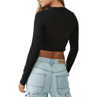 Micro Crop Fitted Top