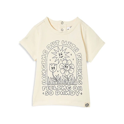 T-shirt en coton biologique à motif pour béb