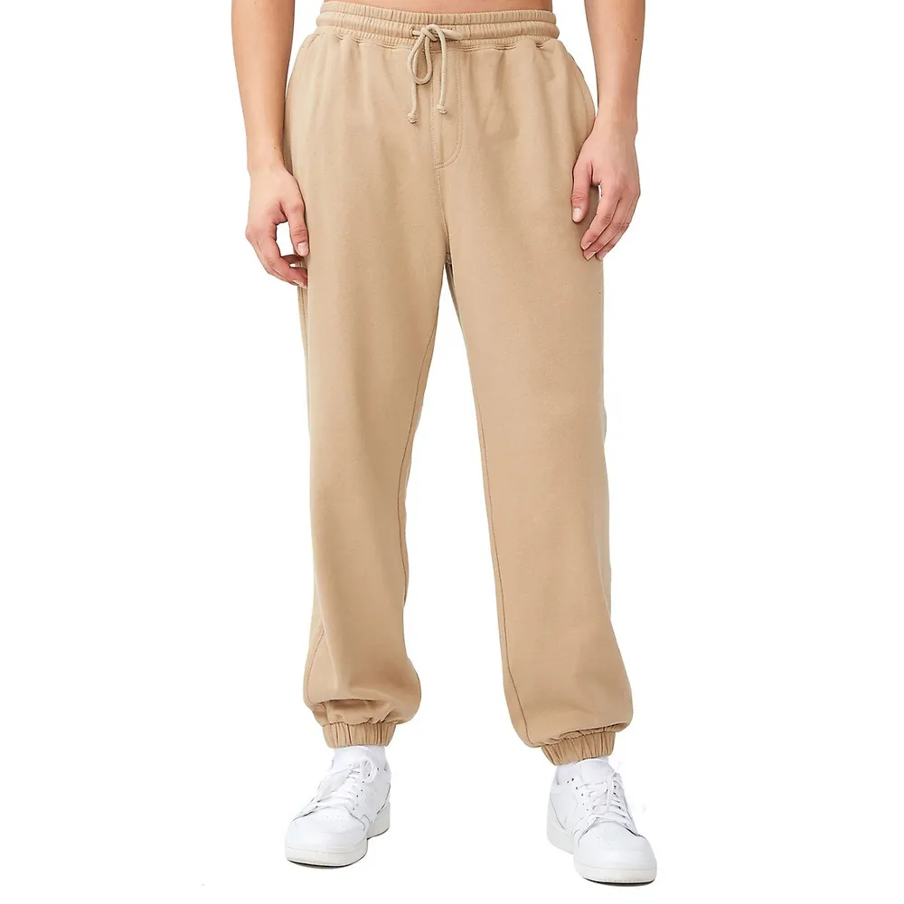 OVERSIZE SOLID COLOR LOOSE FIT JOGGERS DRAWSTRING TRACK PANTS. MEN'S B –  MASCULINITY