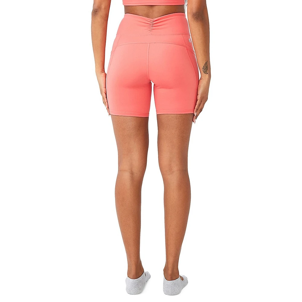 Active Ultra-Soft Booty-Lift Bike Shorts