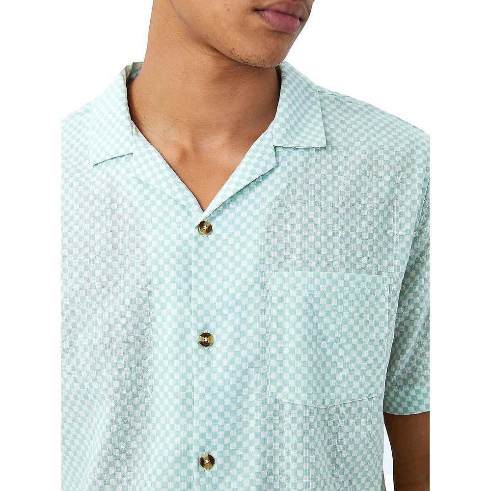 Riviera Checked Short-Sleeve Shirt