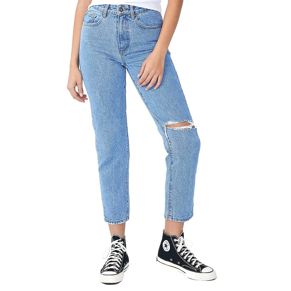 High-Rise Mom Jeans