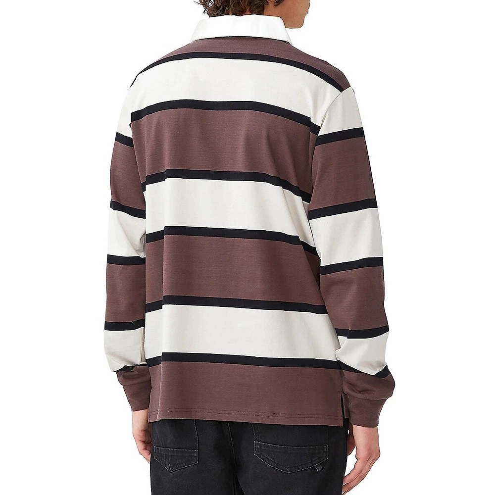 Rugby-Style Striped Sweater