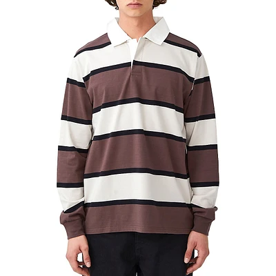 Rugby-Style Striped Sweater