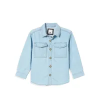 Little Kid's & Relaxed-Fit Denim Shacket