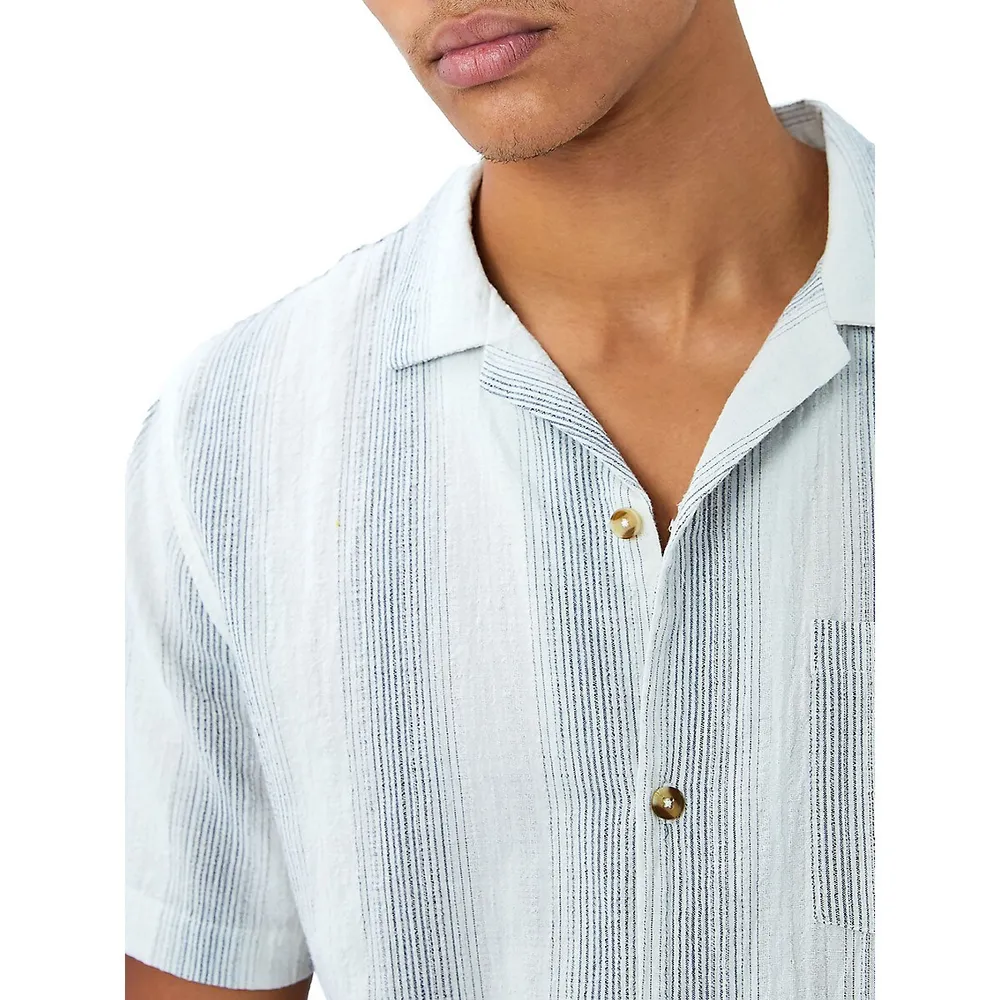 Riviera Striped Short-Sleeve Shirt