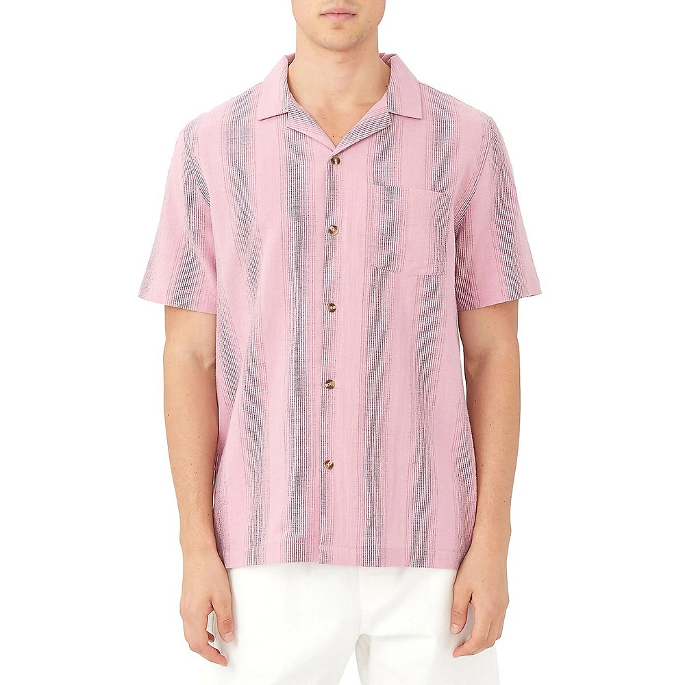 Riviera Striped Short-Sleeve Shirt