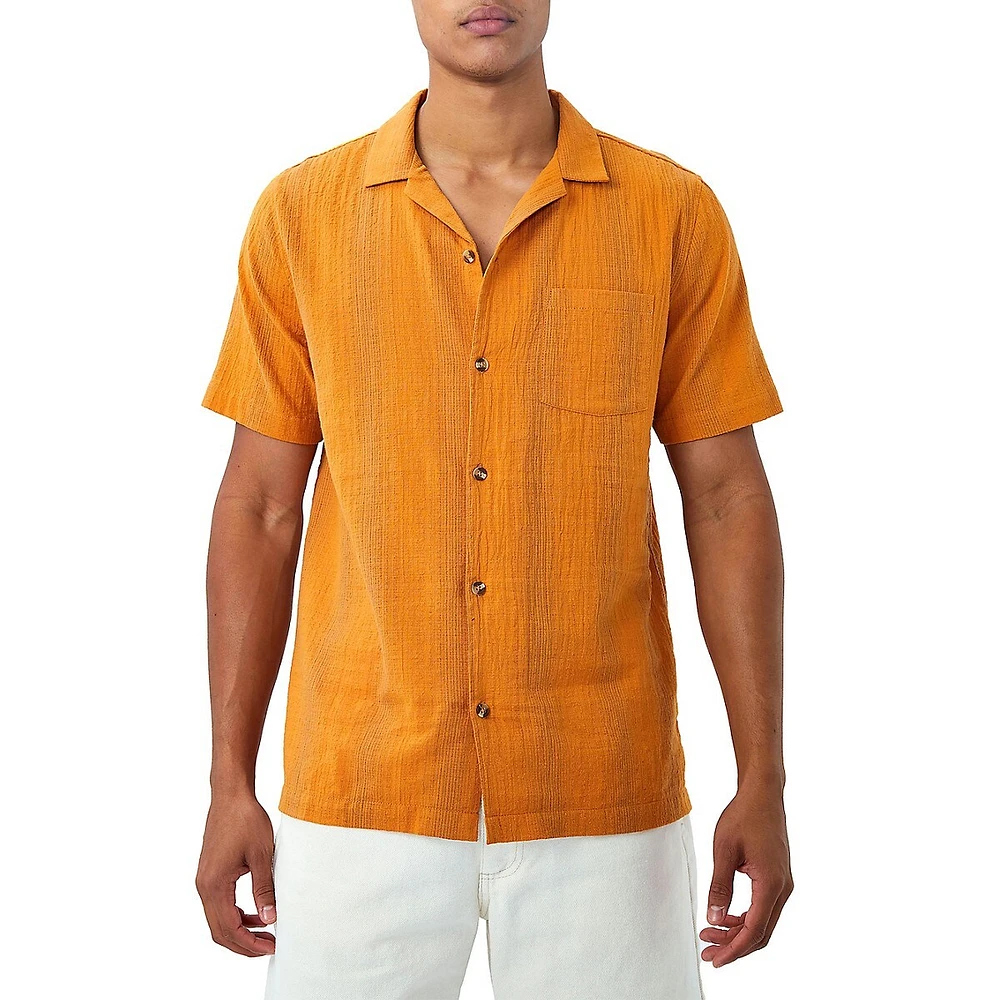 Riviera Striped Short-Sleeve Shirt