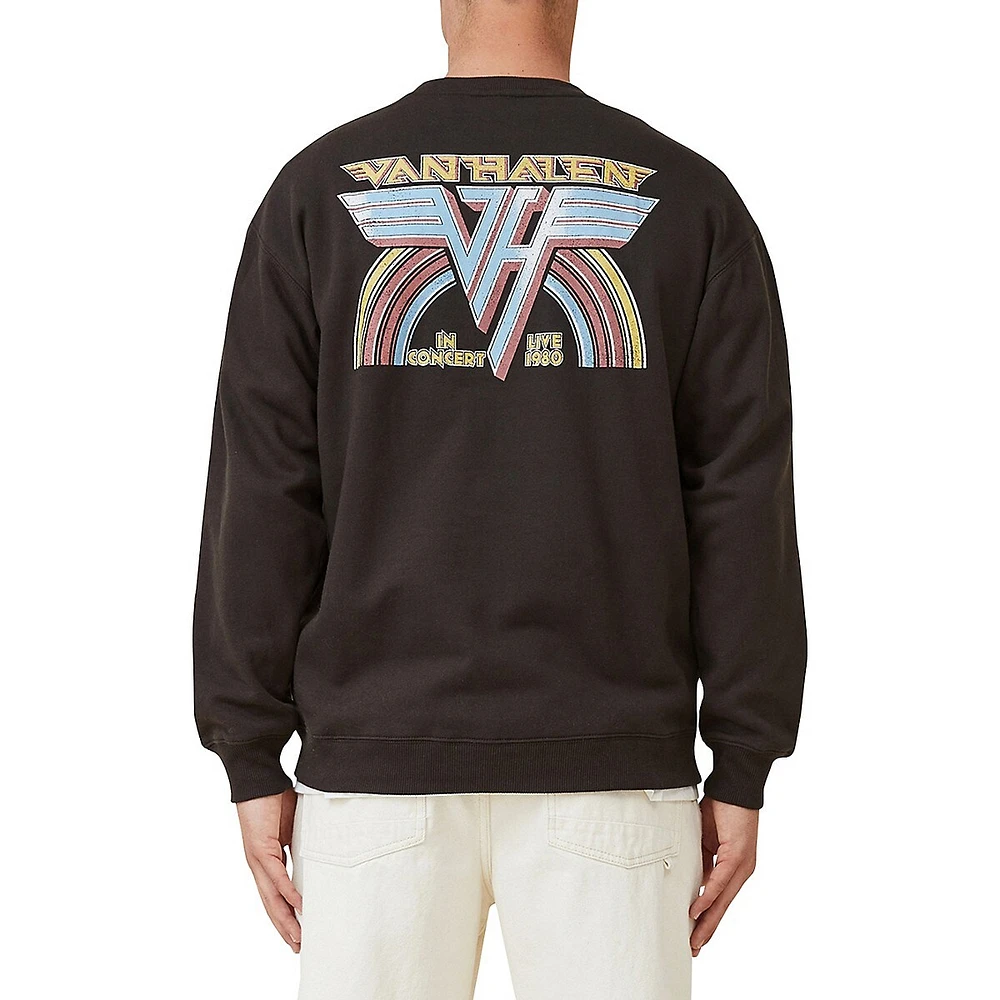 Special Edition Van Halen Live 1980 Graphic Sweatshirt