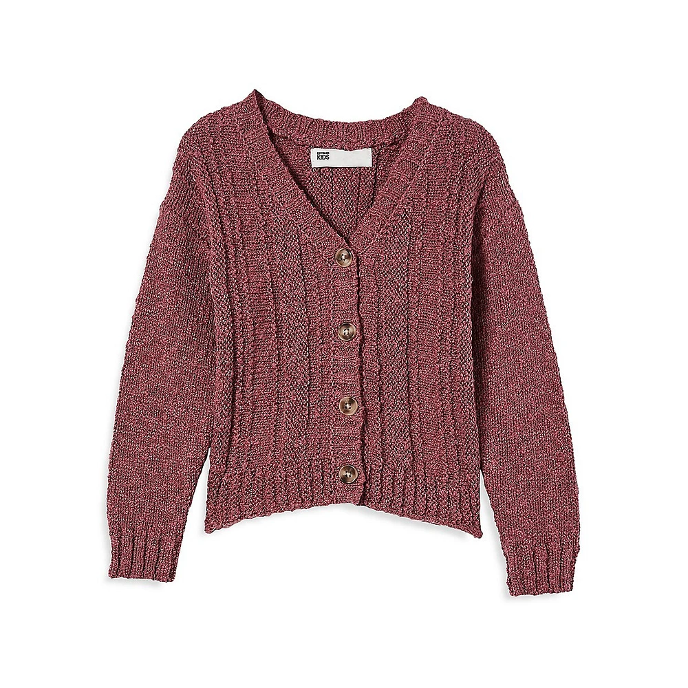 Little Girl's & Melissa Cropped Cardigan