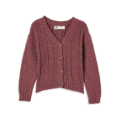 Little Girl's & Melissa Cropped Cardigan