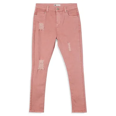 Little Girl's Demi Distressed Jeans