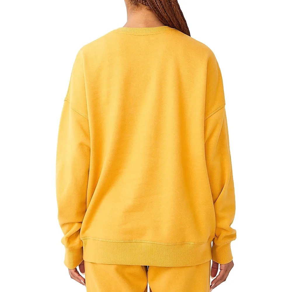 Active Fleece Plush Boyfriend Oversized Sweatshirt