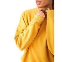 Active Fleece Plush Boyfriend Oversized Sweatshirt