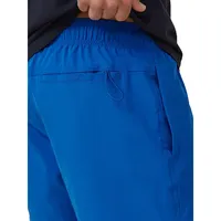 Solid-Colour Stretch Swim Shorts