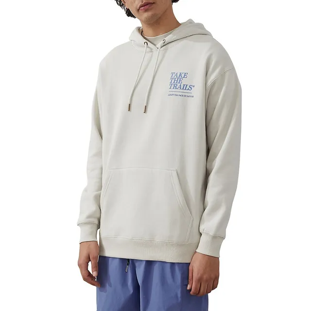 Cotton On Active Graphic Fleece Hoodie